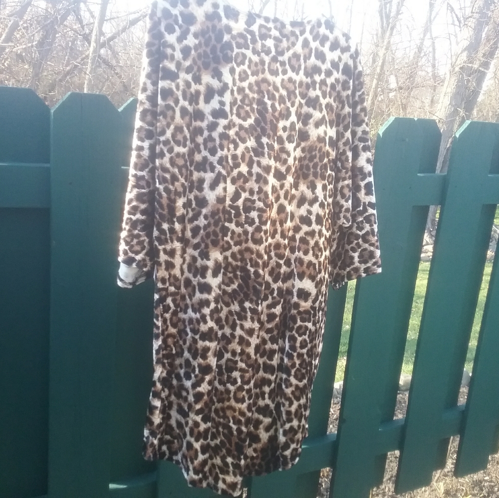 Leopard Animal Print Kimono NEW - Picture 7 of 8